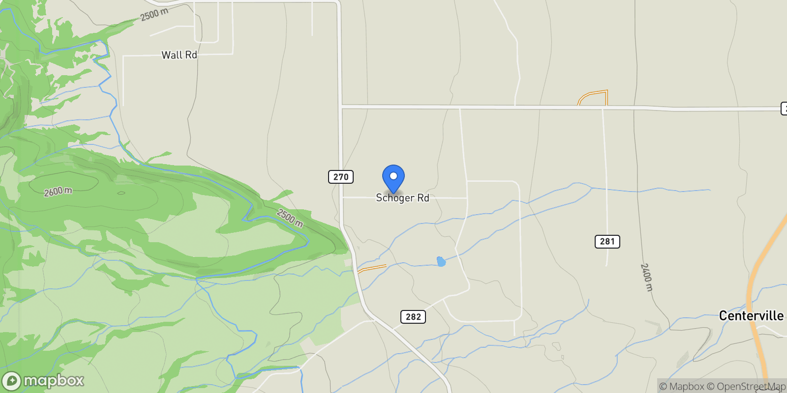 Map showing 13786 Schoger Road, Nathrop, CO 81236, Buena Vista, Colorado, United States.