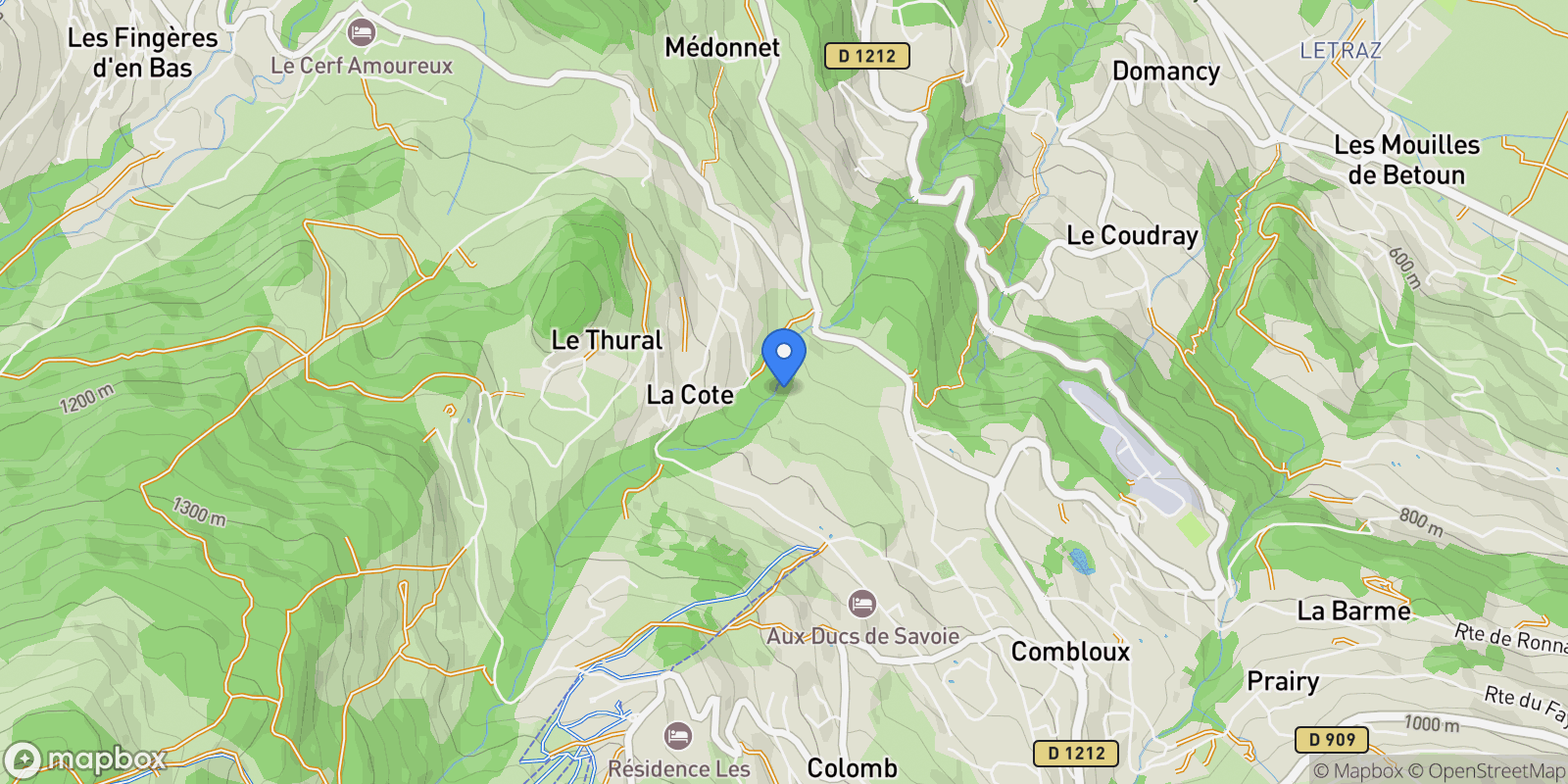 Map showing Combloux, Auvergne-Rhône-Alpes, France.