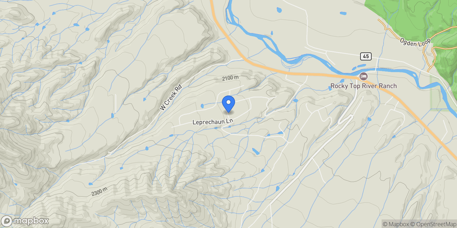 Map showing 716 W Blarney Stone Road, Howard, CO 81233, Howard, Colorado, United States.