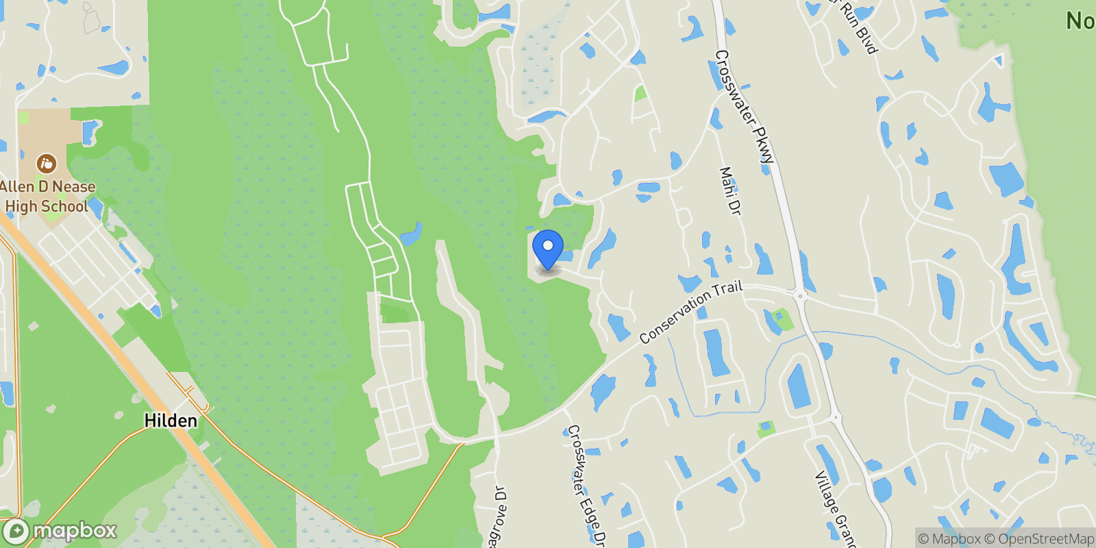 Map showing 138 PALM ISLAND Way, Jacksonville, Florida, United States.