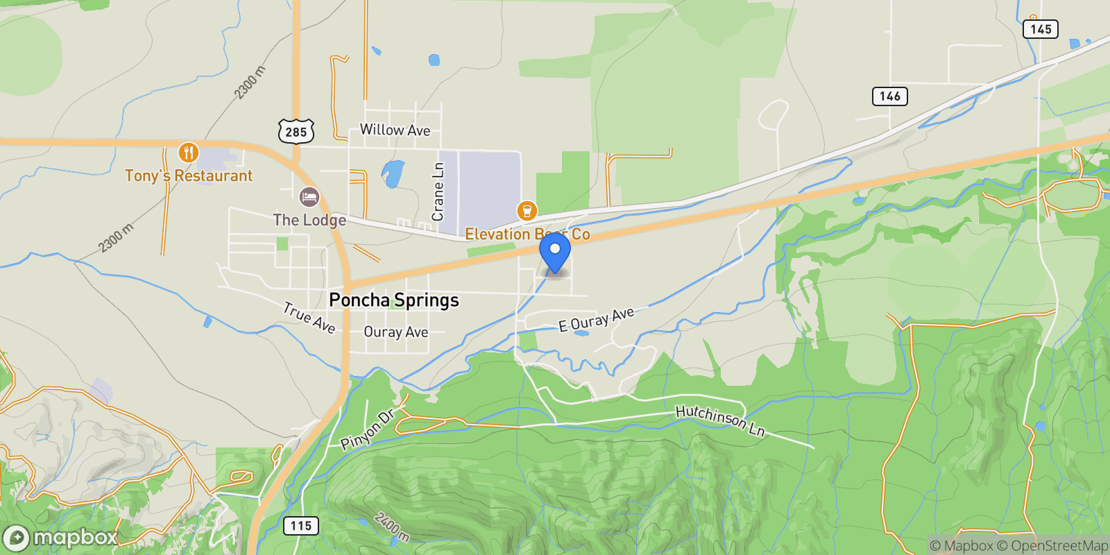 Map showing 9991 W Us Highway 50, Salida, CO 81242, Salida, Colorado, United States.