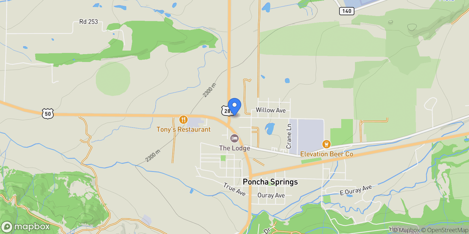 Map showing 11355 County Road 251-1, Salida, CO 81201, Salida, Colorado, United States.
