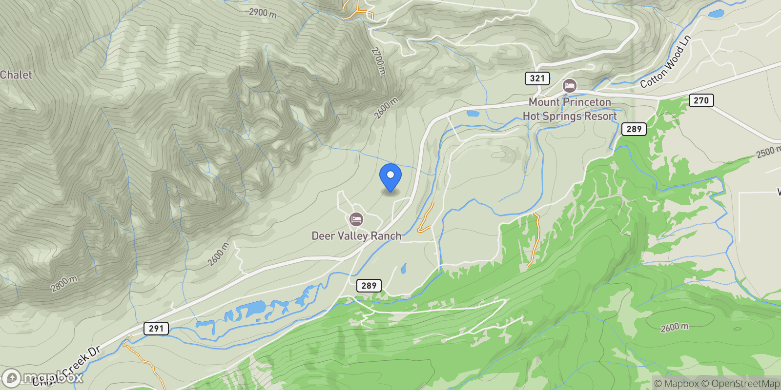 Map showing 16715 Shadow Lane, Nathrop, CO 81236, Buena Vista, Colorado, United States.