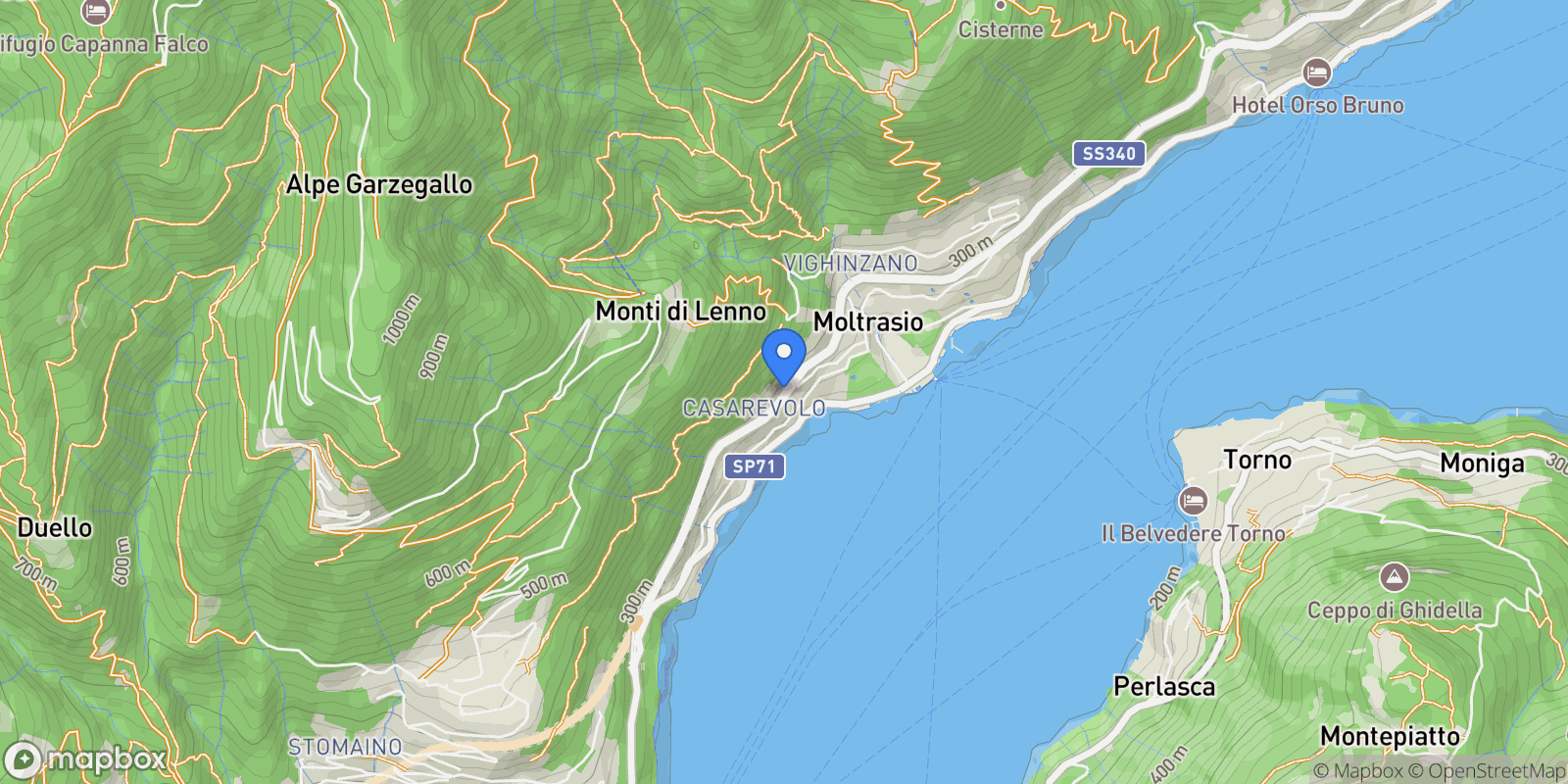 Map showing Via Ranzato, 10, 22010 Moltrasio CO, Italy, Moltrasio, Lombardy, Italy.