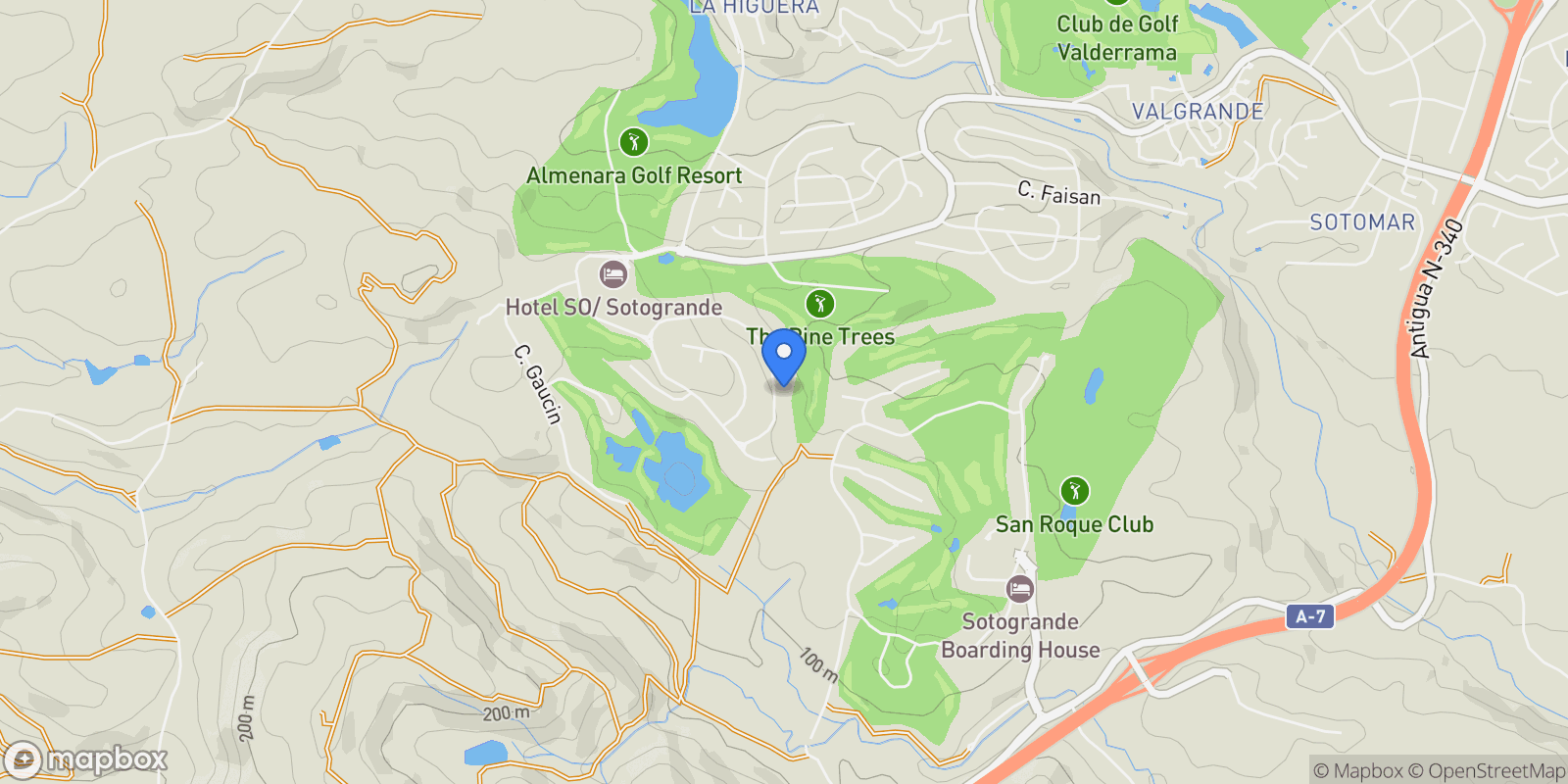 Map showing C. Granada, 16, 11310 Sotogrande, Cádiz, Spain, Sotogrande, San Roque, Andalusia.
