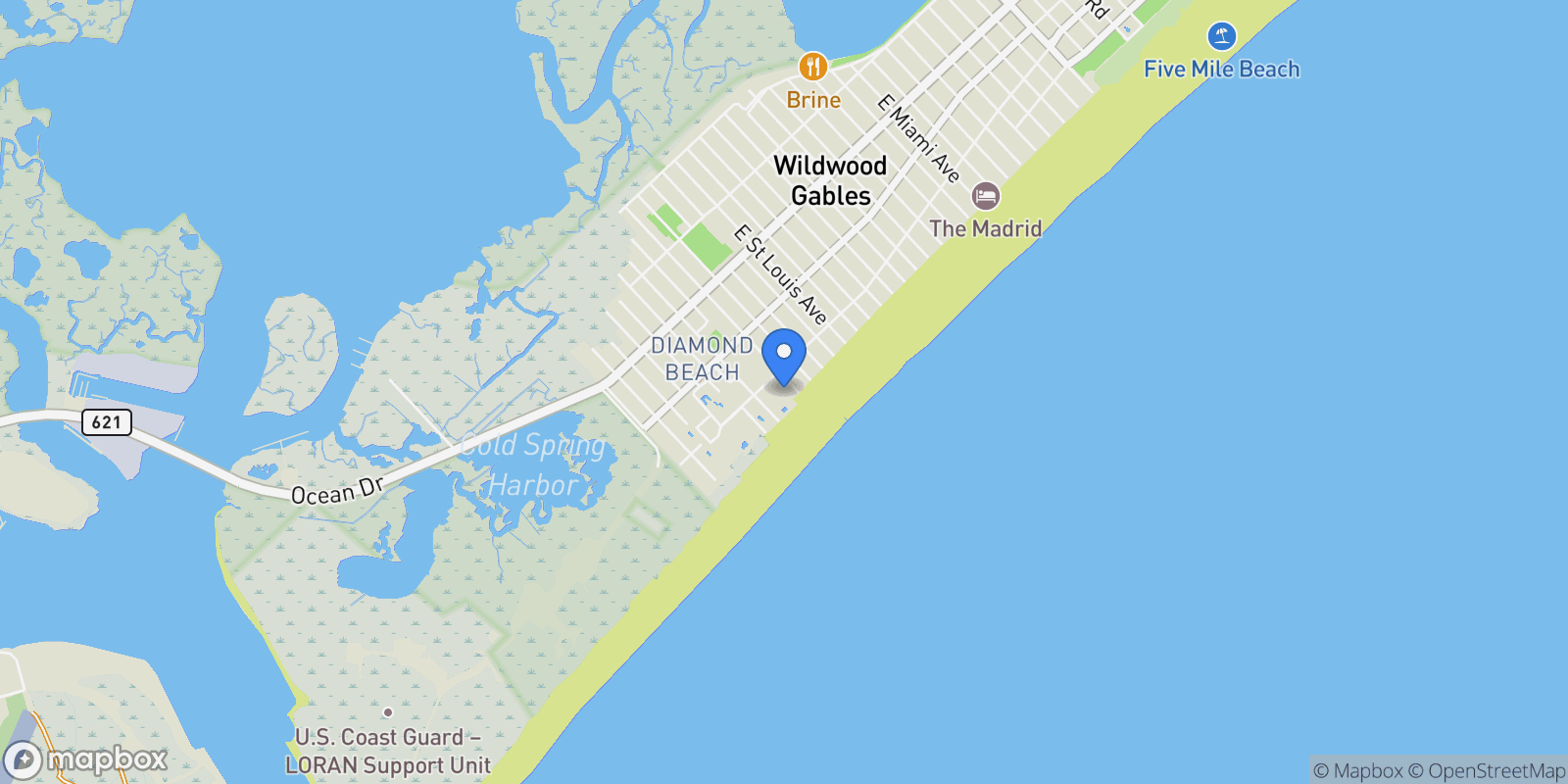 Map showing 9601 Atlantic Avenue #1208, Lower Township, NJ 08260, Lower Township, New Jersey, United States.