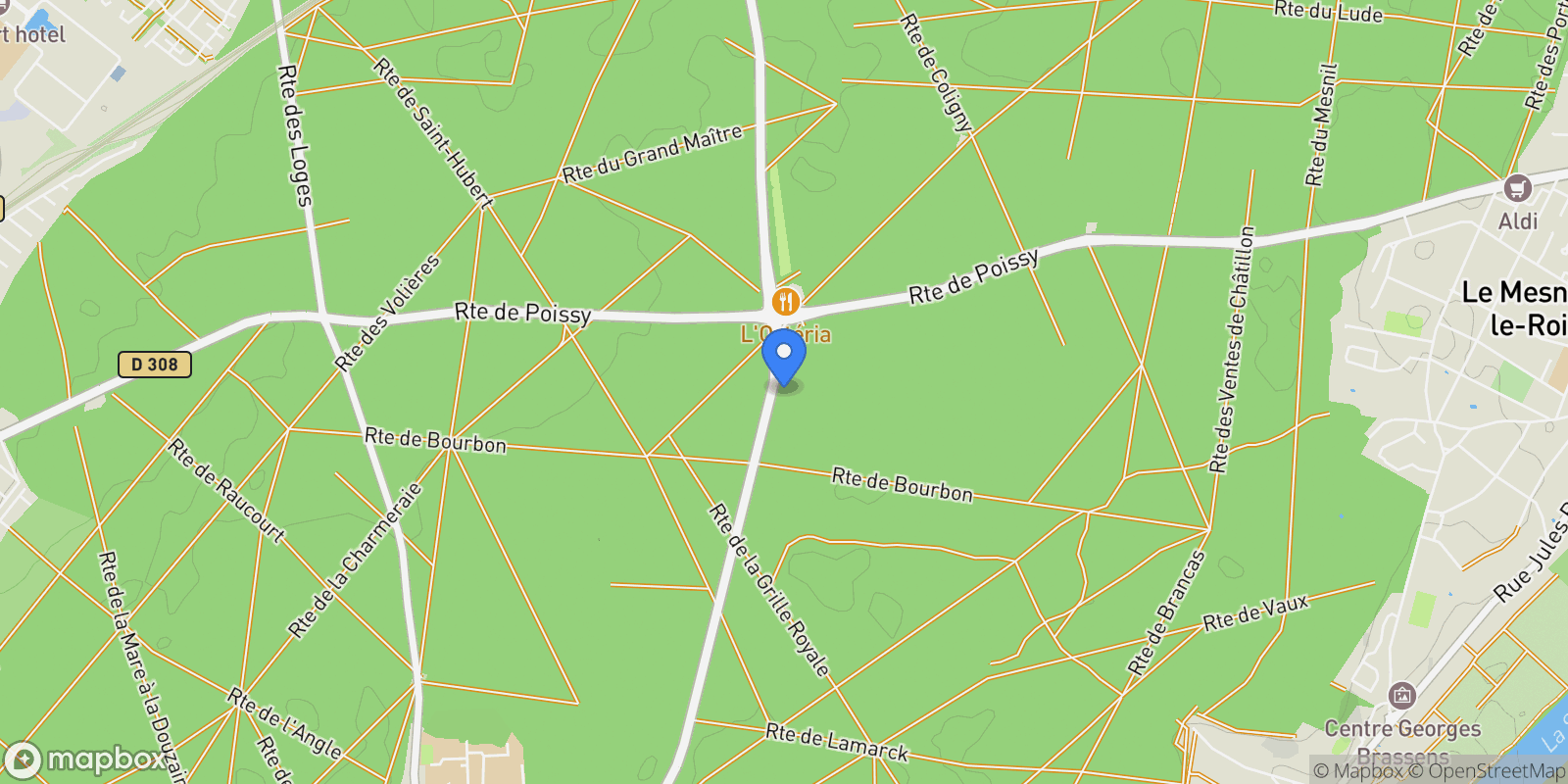 Map showing Saint-Germain-en-Laye, Île-de-France, France.