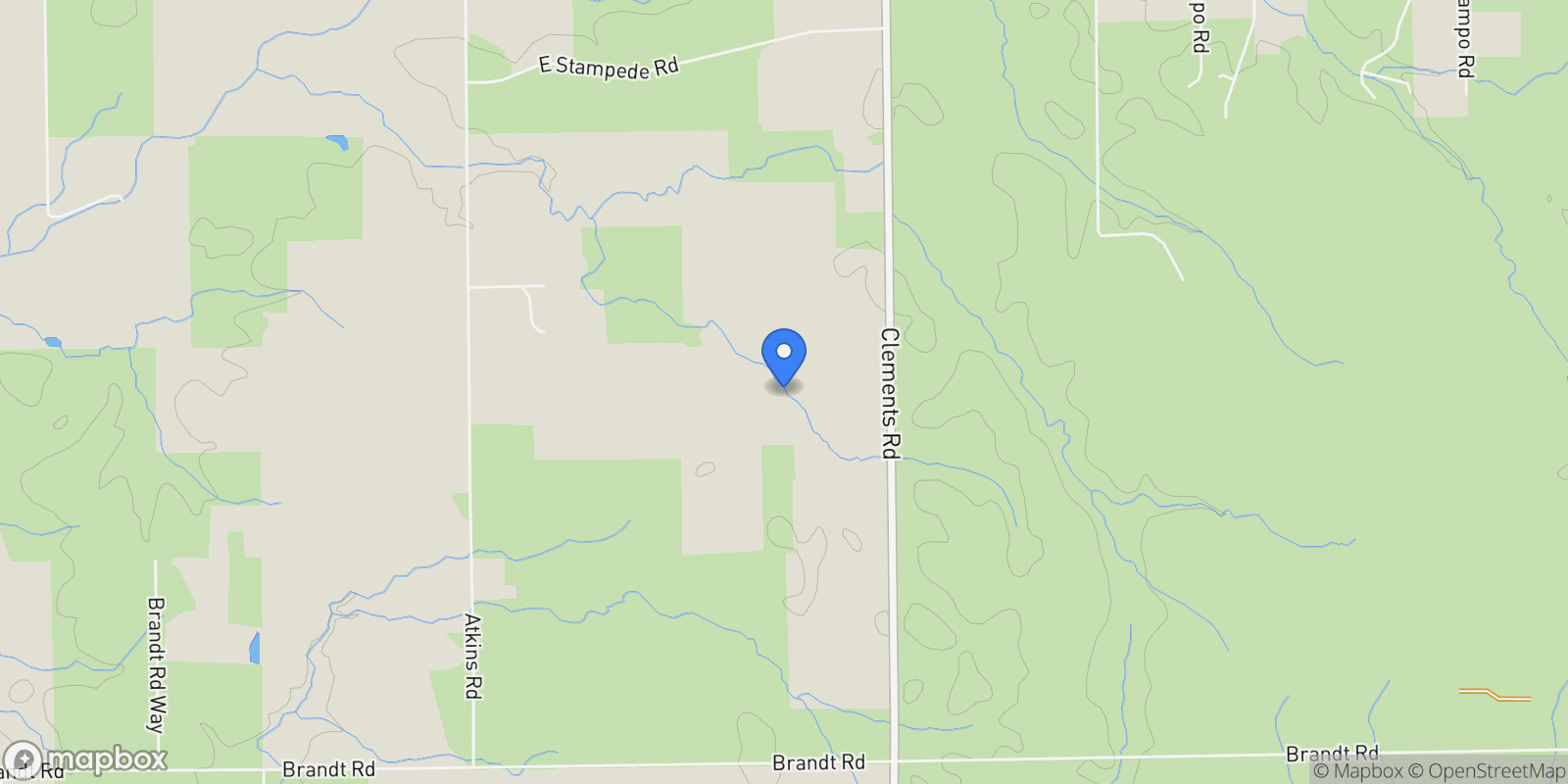 Map showing 19301 Clements Road, Lodi, CA 95240, Lodi, California, United States.