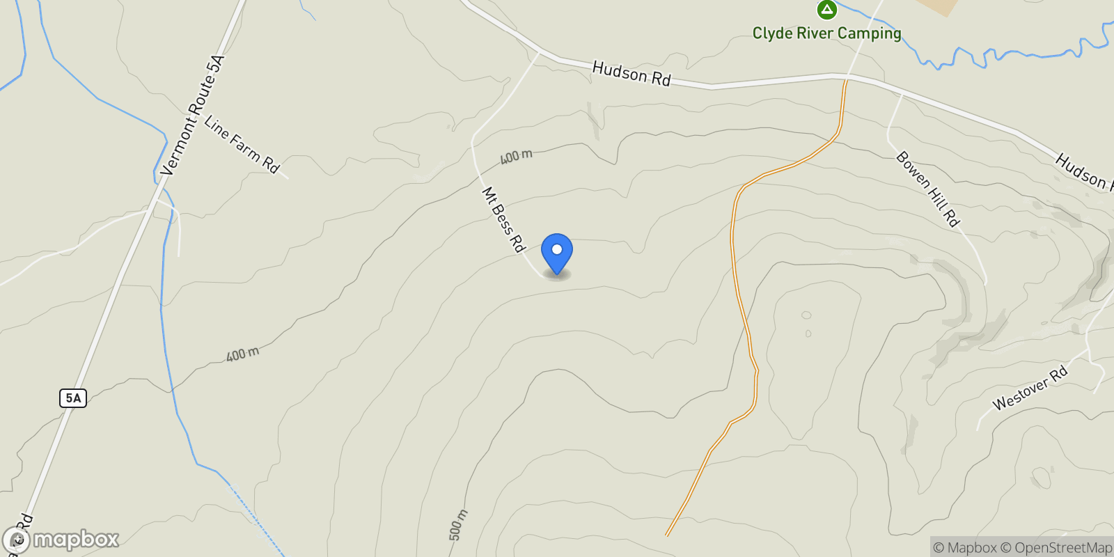Map showing 849 Mount Bess Road, Charleston, VT 05872, Morgan, Vermont, United States.