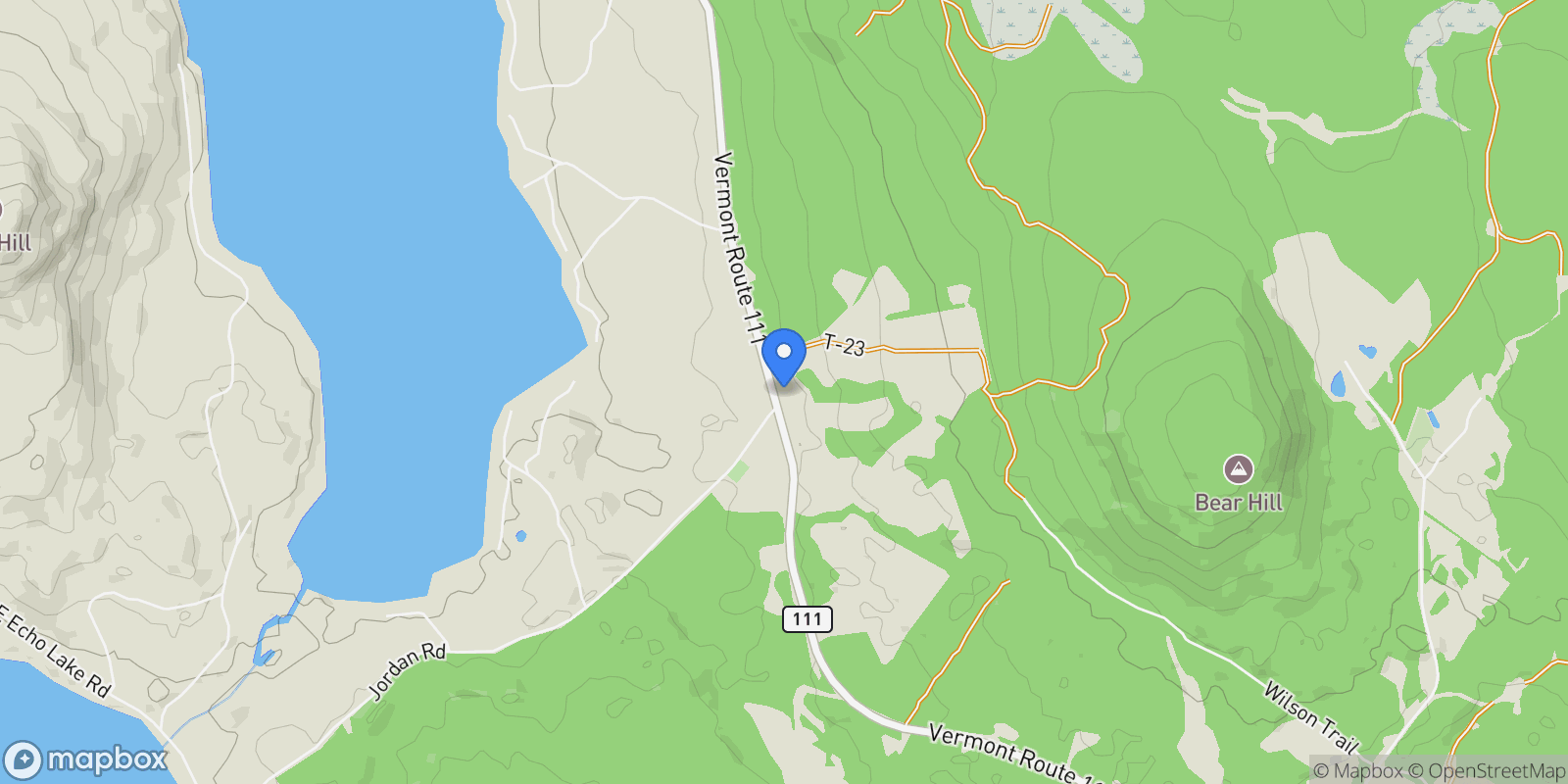 Map showing 3604 VT Route 111, Morgan, VT 05853-9739, Morgan, Vermont, United States.
