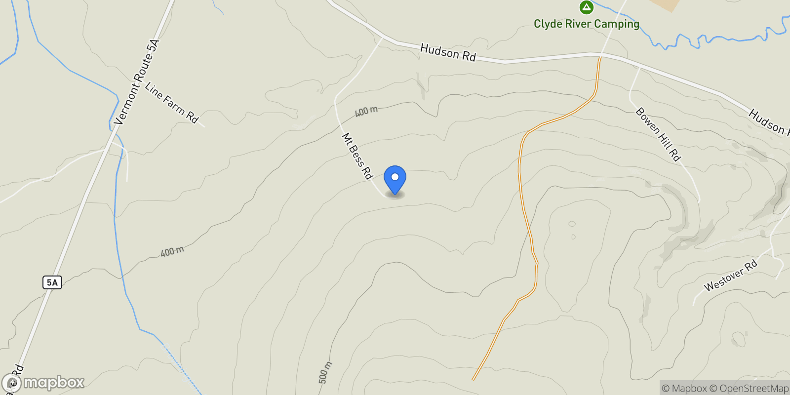 Map showing 849 Mount Bess Road, Charleston, VT 05872, Morgan, Vermont, United States.