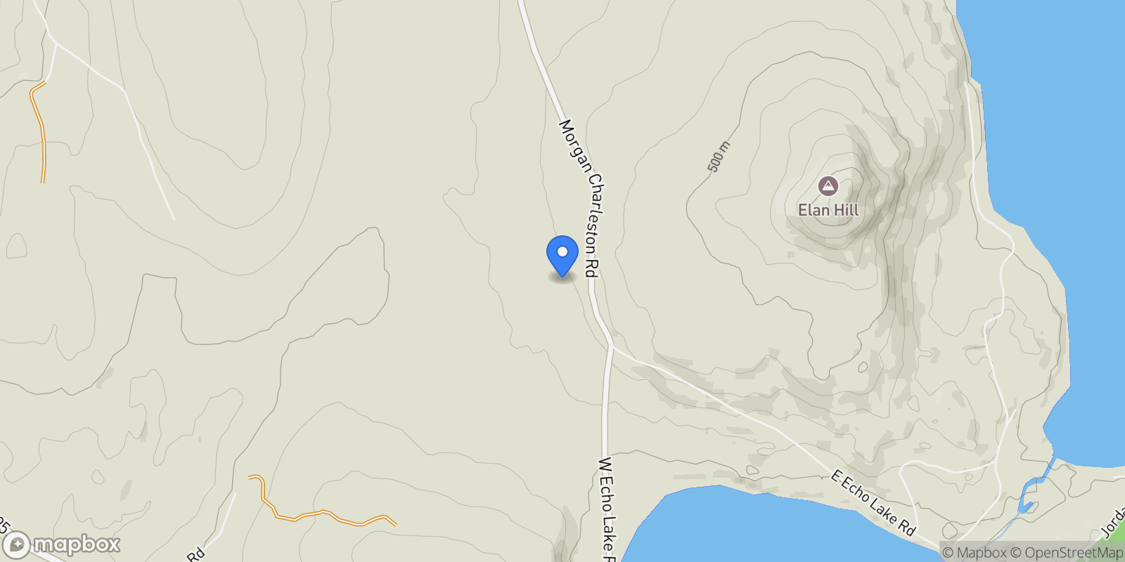Map showing 2600 Morgan Charleston Road, Charleston, VT 05872, Morgan, Vermont, United States.