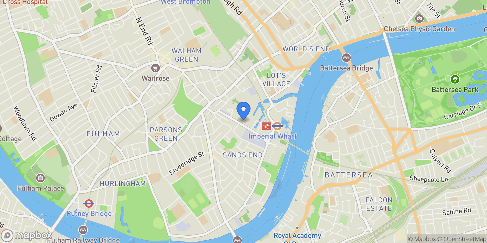Map showing 2 Lockgate Road, Fairview House, London, England, United Kingdom.