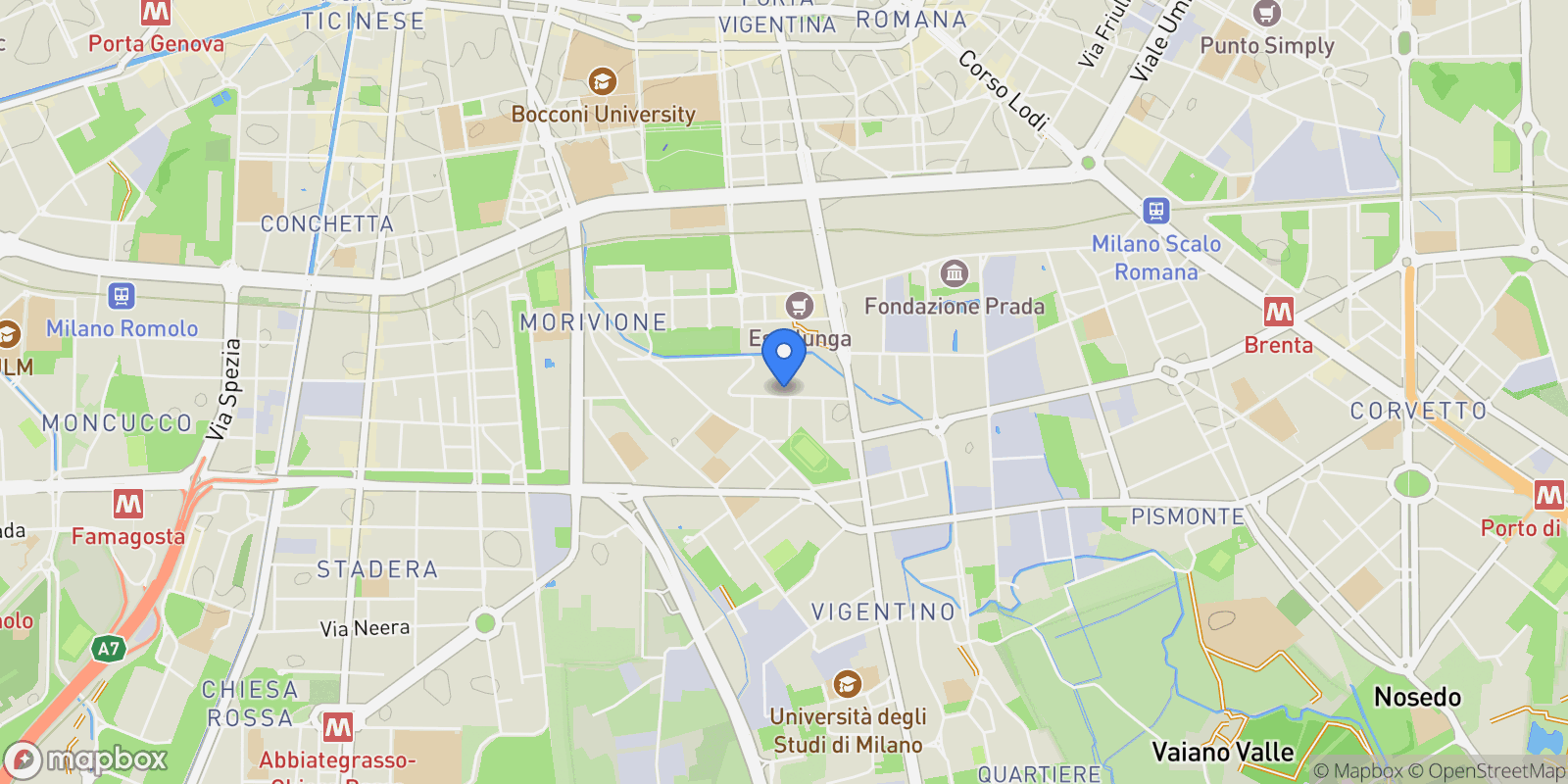 Map showing Via Rutilia, Milano, MI 20100, Milan, Lombardy, Italy.