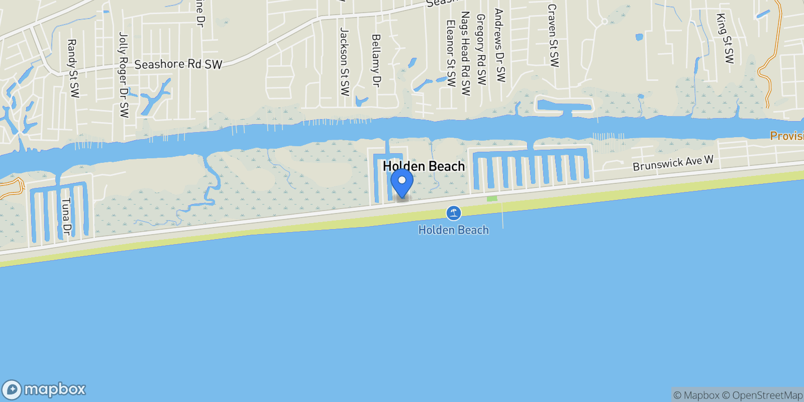Map showing 552 Ocean Boulevard W, 28462, North Carolina, United States.