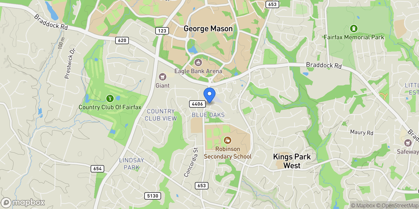 Map showing 10431 Headly Ct, Fairfax, VA 22032, Fairfax, Virginia, United States.