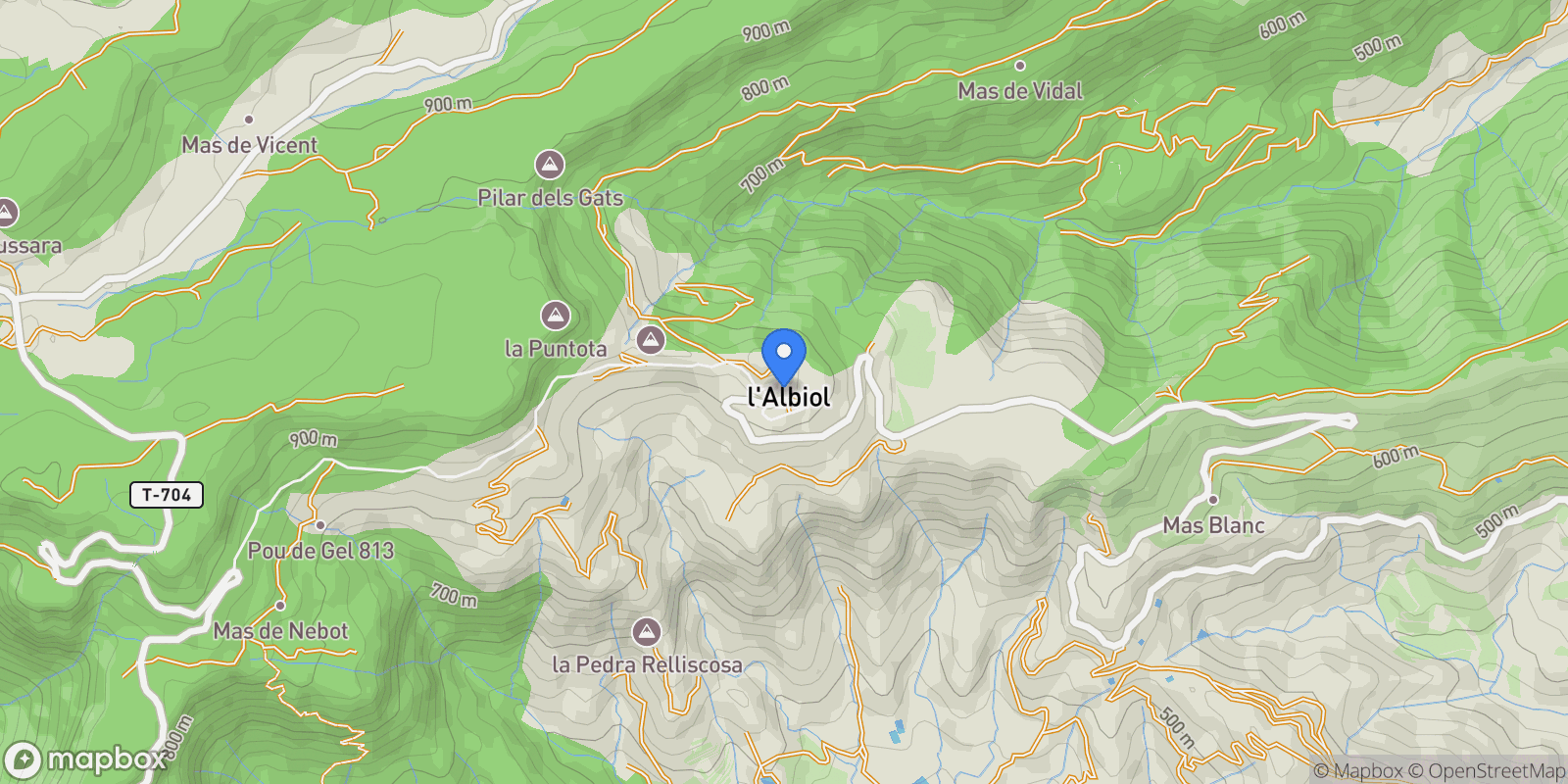 Map showing 43479 L'Albiol, Tarragona, Spain, l'Albiol, Catalonia, Spain.