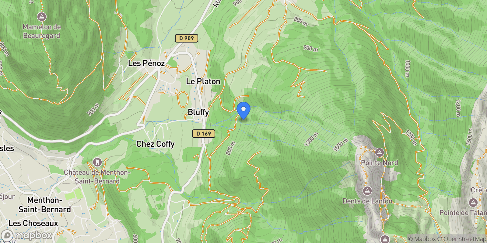 Map showing Veyrier-du-Lac, Auvergne-Rhône-Alpes, France.