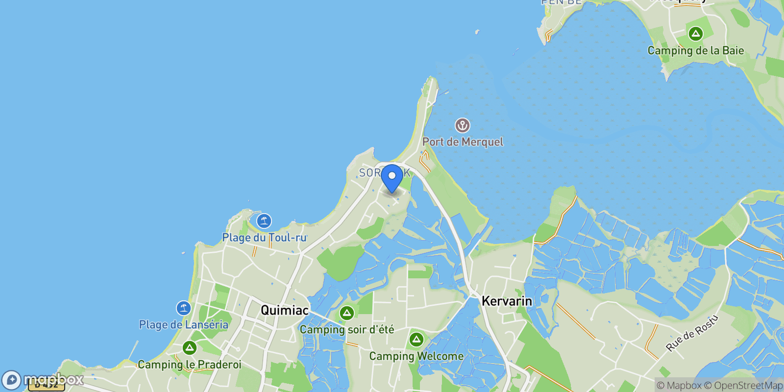 Map showing Mesquer, Pays de la Loire, France.