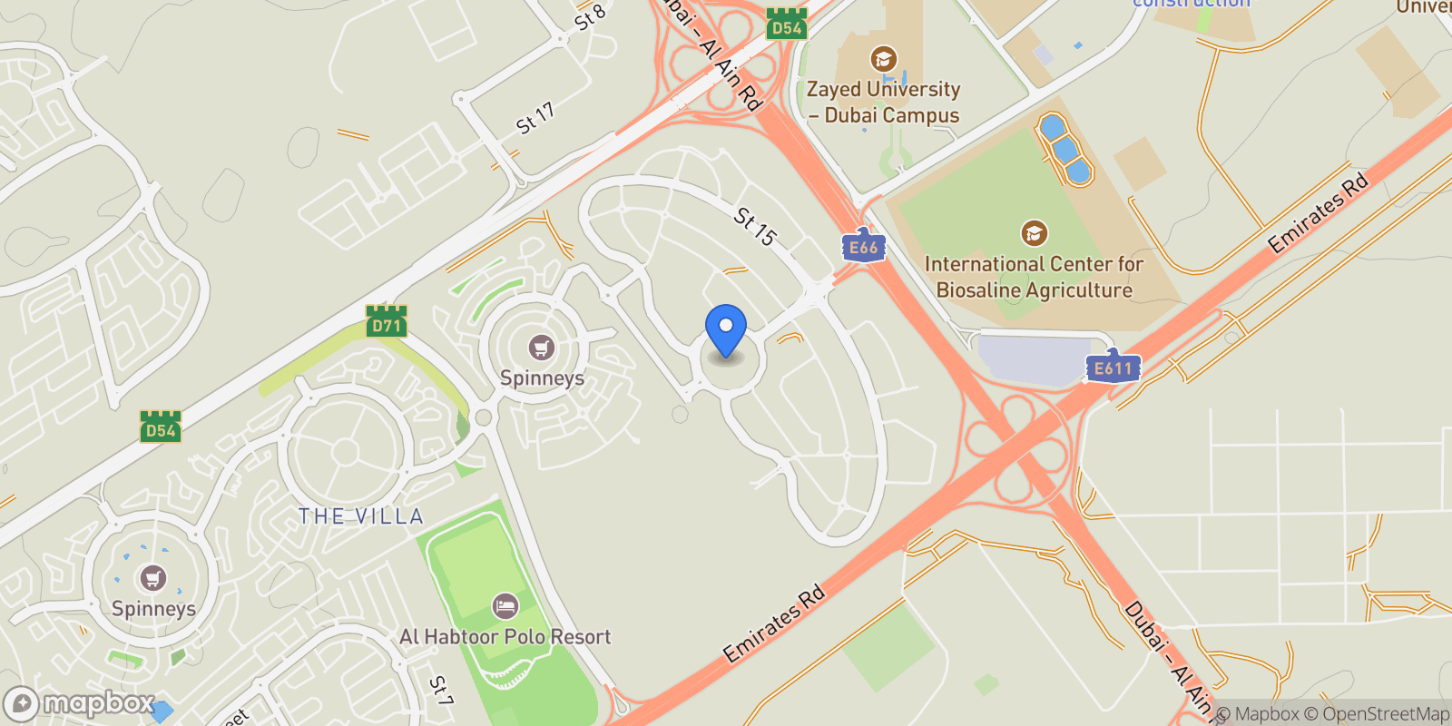 Map showing 39RH+99Q - Dubai - United Arab Emirates, Dubai, Dubai, United Arab Emirates.