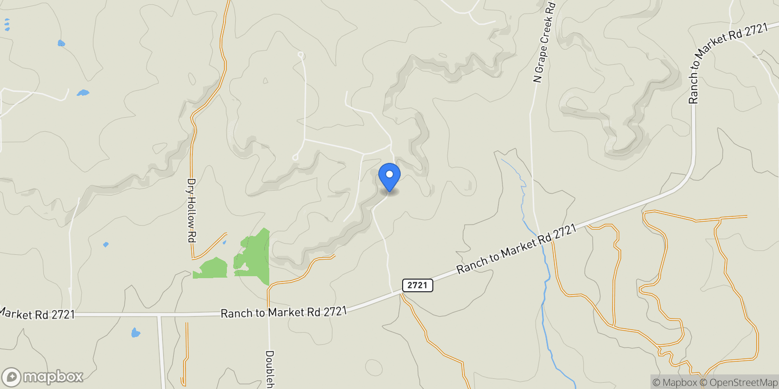 Map showing 554 Seven Falls Drive , Fredericksburg, TX 78624, Fredericksburg, Texas, United States.