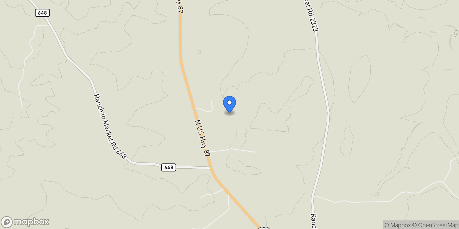 Map showing 28 Ruger Road , Fredericksburg, TX 78624, Fredericksburg, Texas, United States.