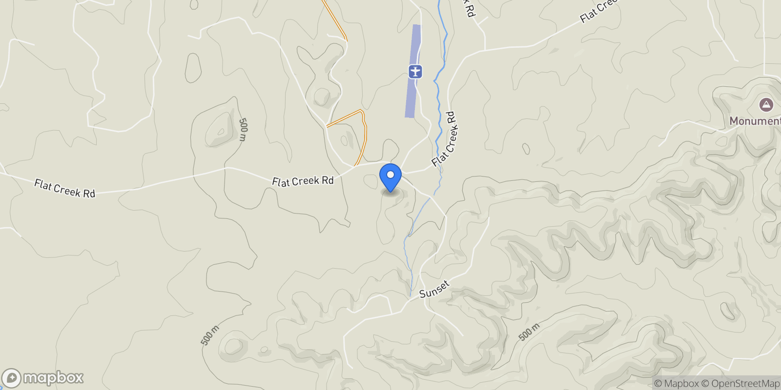 Map showing 226 South Walnut Springs Road , Johnson City, TX 78636, Johnson City, Texas, United States.