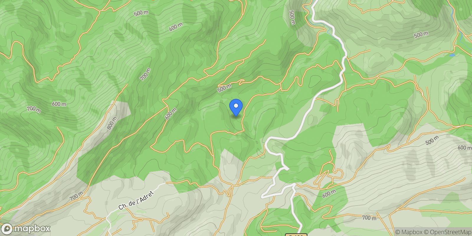 Map showing var, Plan-d'Aups-Sainte-Baume, Provence-Alpes-Côte d'Azur, France.