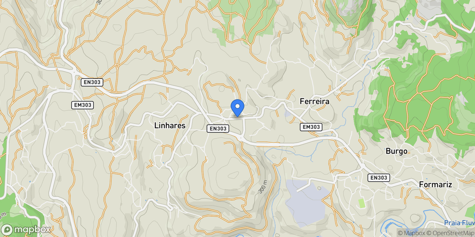 Map showing Formariz e Ferreira, VIANA DO CASTELO, Formariz e Ferreira, Viana do Castelo District, Portugal.