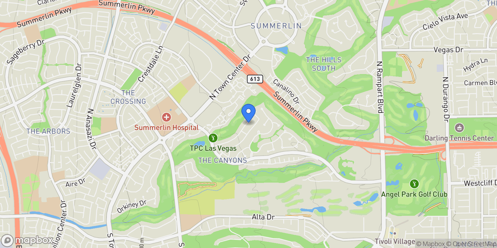 Map showing 700 Pinnacle Heights Lane, Las Vegas, Nevada, United States.