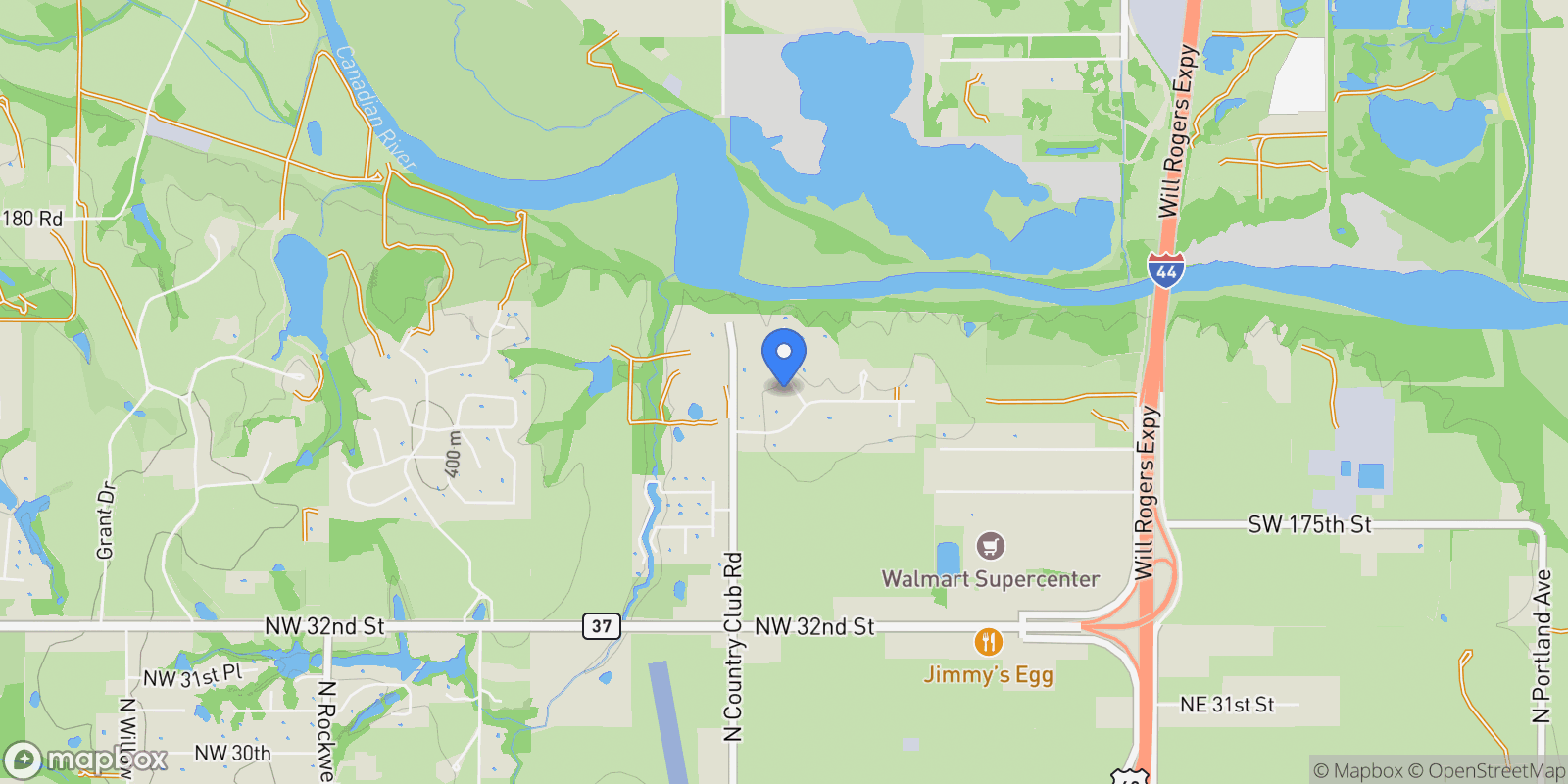Map showing 3701 Tiffany Circle, Newcastle, OK 73065, Newcastle, Oklahoma, United States.