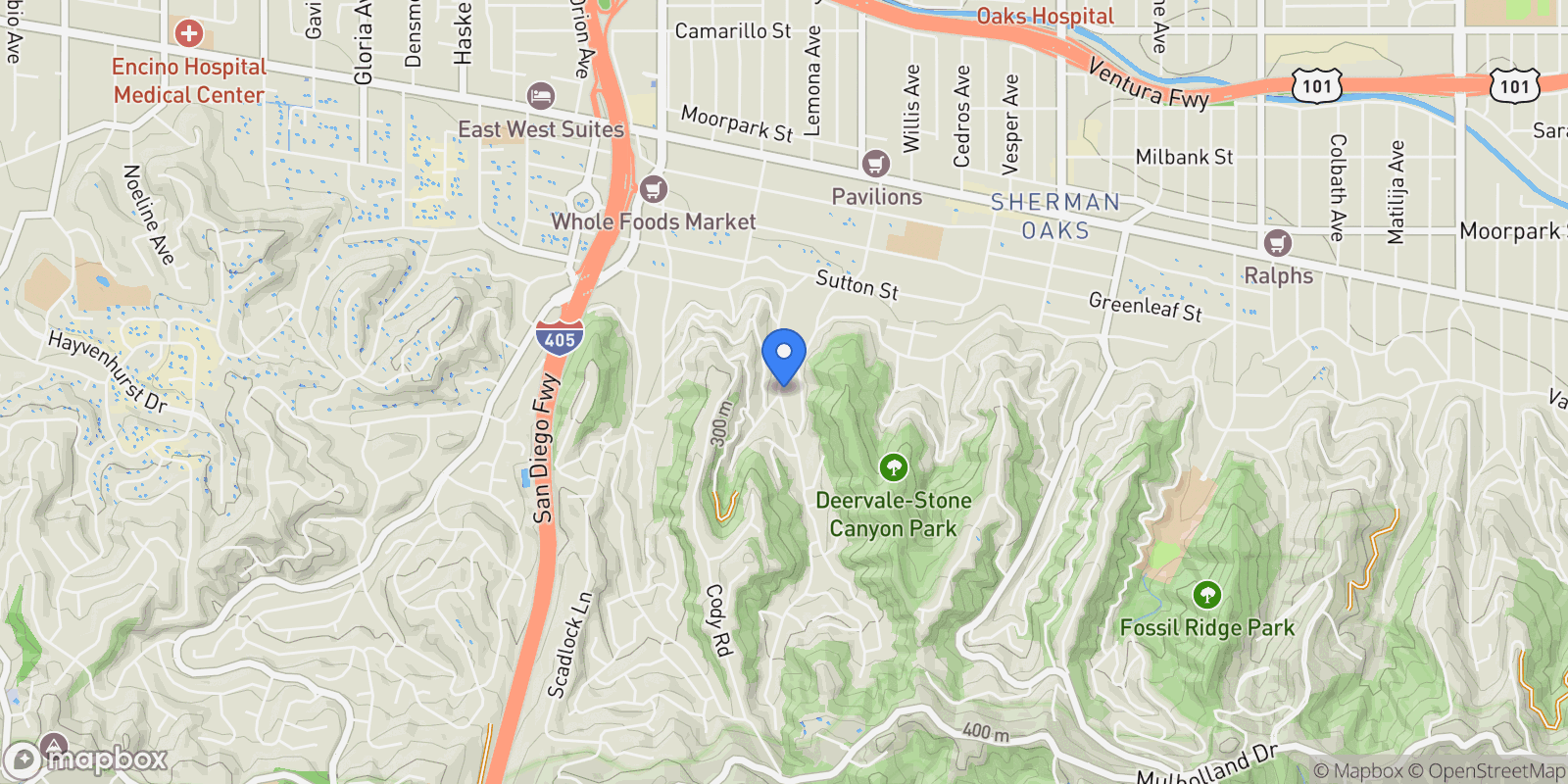 Map showing 4054 STONE CANYON Avenue, Los Angeles, California, United States.