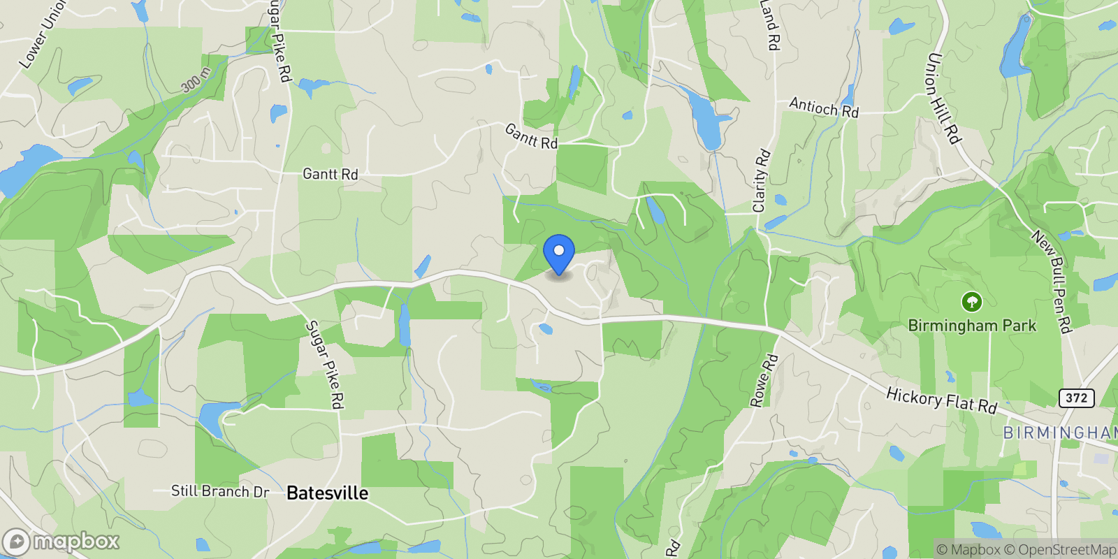 Map showing 309 Sourwood Lane, Canton, GA, United States.
