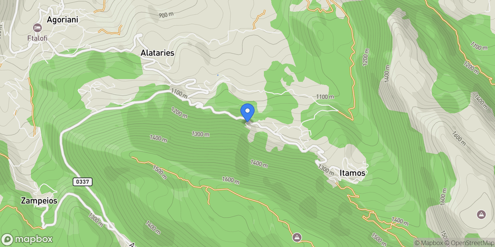 Map showing Parnassos 330 57, Greece, Koinotita Eptalophou, Parnassos, Greece.