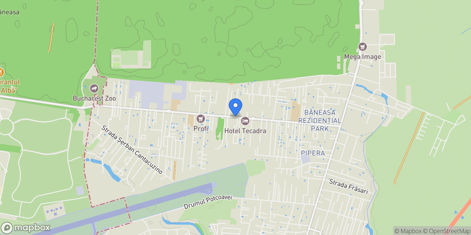 Map showing Strada Erou Iancu Nicolae, Voluntari, Romania, Voluntari, Ilfov County, Romania.