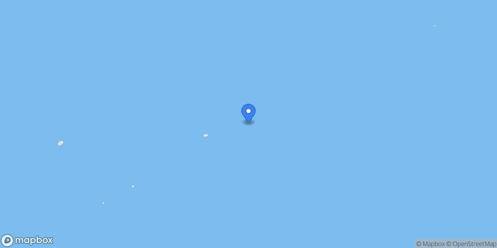 Map showing Fakarava, French Polynesia.