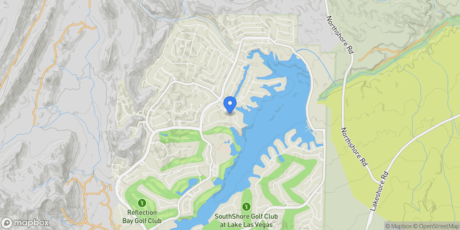 Map showing 12 Rainbow Point Place, Henderson, Nevada, United States.