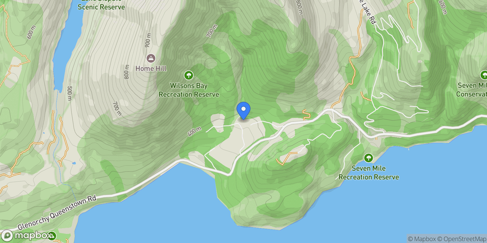Map showing 26 Gum Tree Track, Queenstown, OTA 9300, Queenstown, Otago, New Zealand.