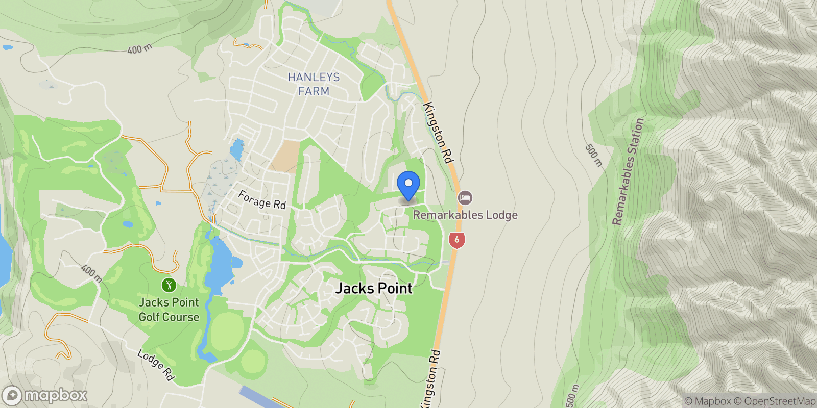 Map showing 8 Orford Drive, Queenstown, OTA, Queenstown, Otago, New Zealand.