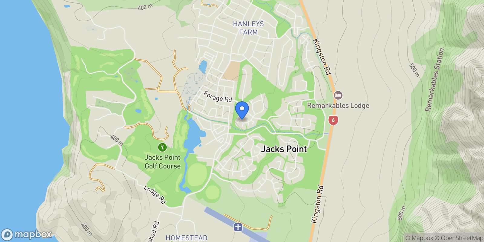 Map showing 14 Kerrera Lane, Queenstown, OTA, Queenstown, Otago, New Zealand.