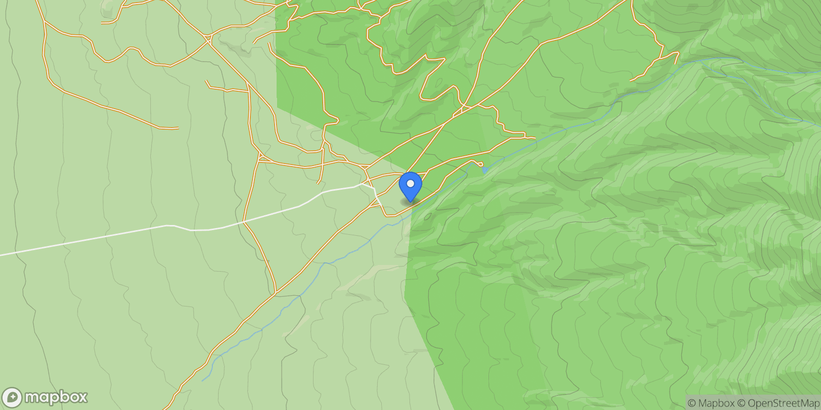 Map showing 13300 Willard Creek Ranch Road, Osceola, Nevada, United States.