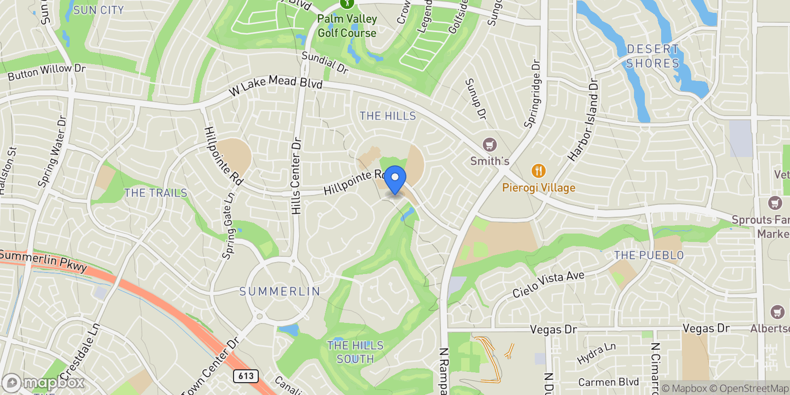 Map showing 9004 Rolling Knoll Court, Las Vegas, Nevada, United States.