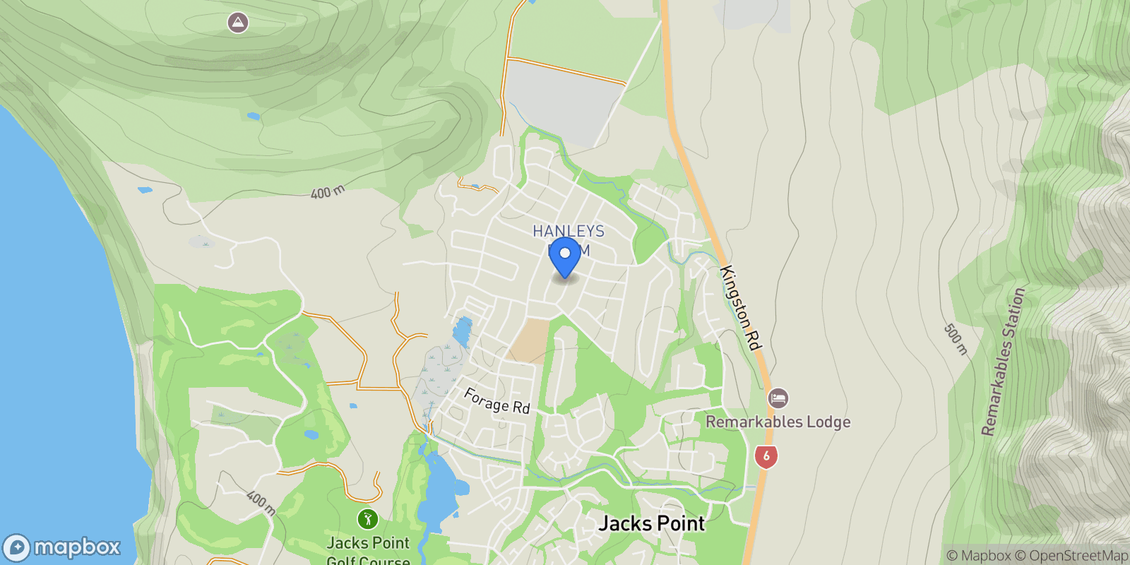 Map showing 48 Corriedale Road, Queenstown, OTA, Queenstown, Otago, New Zealand.