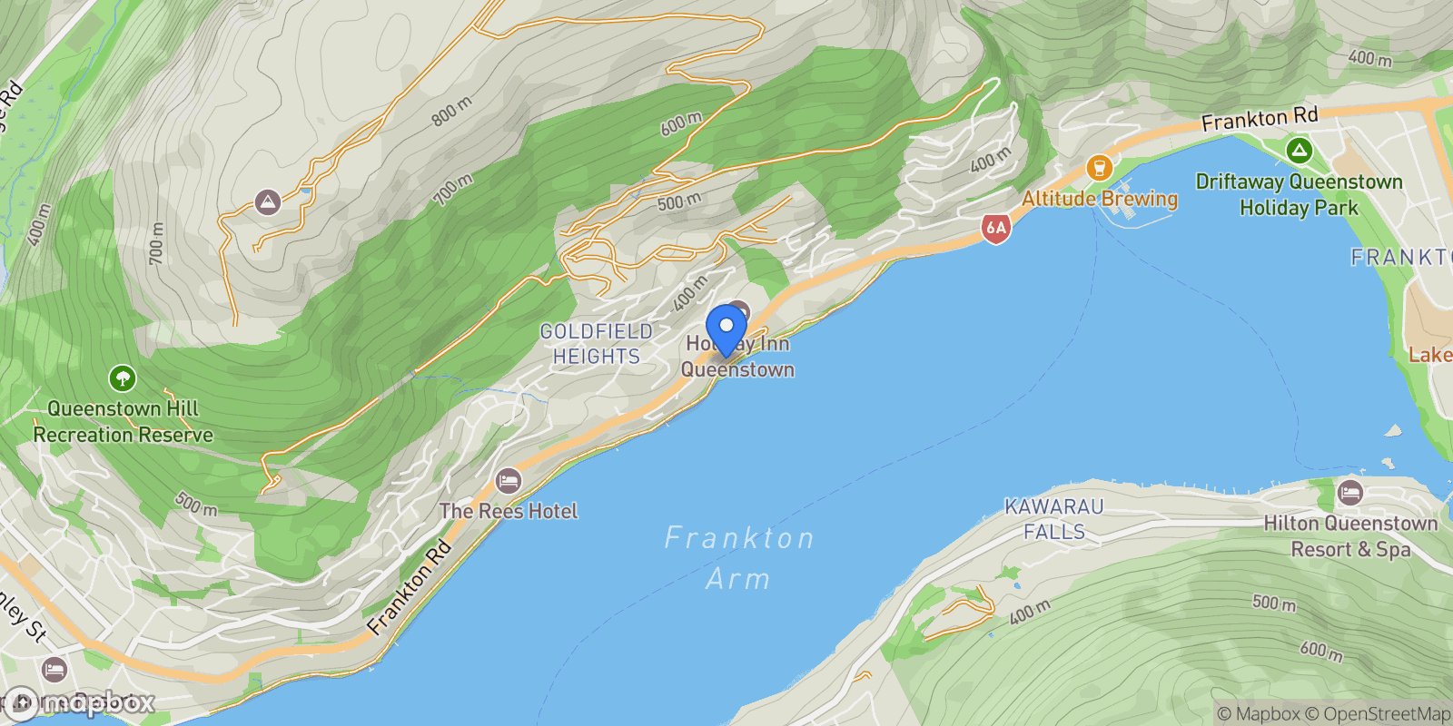 Map showing Loft 22, Village Works, 175 Maori Jack Road, Queenstown, OTA, Queenstown, Otago, New Zealand.