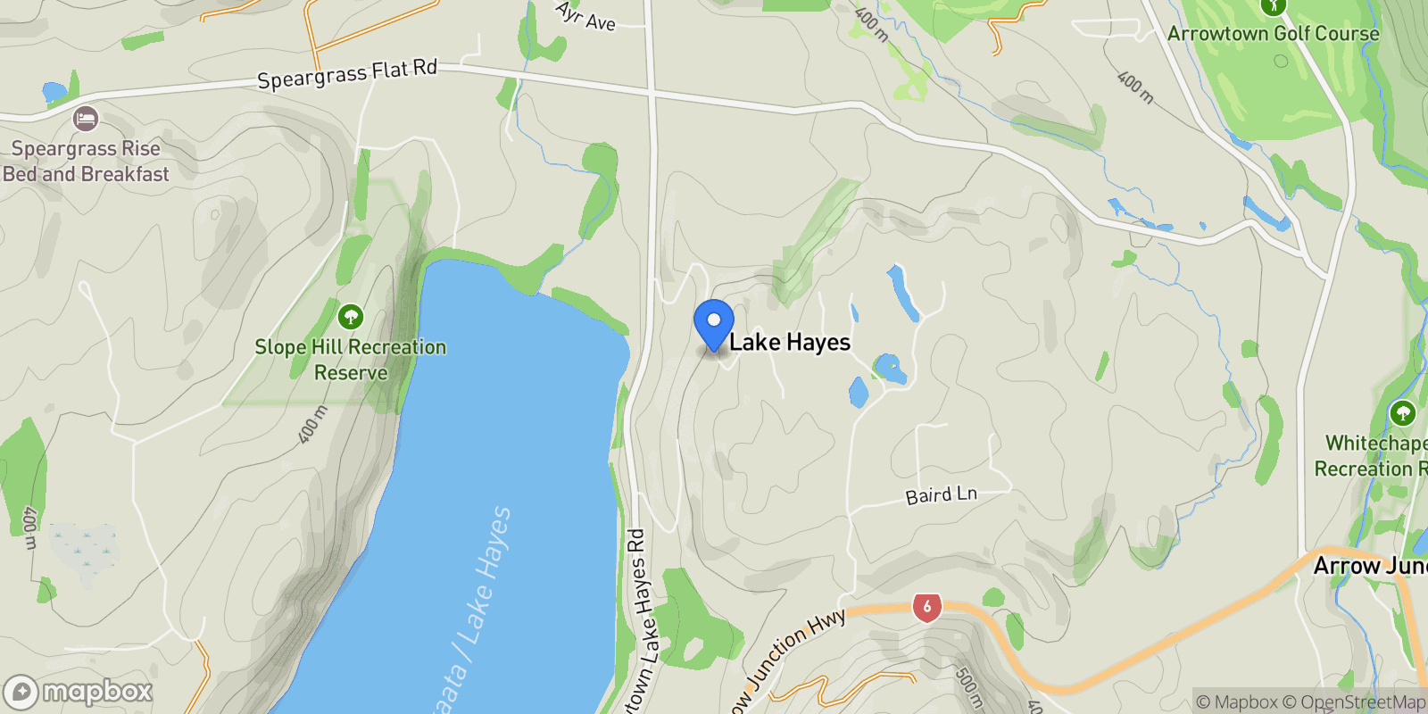 Map showing 60 Wilding Road, Queenstown, OTA 9371, Lake Hayes, Otago, New Zealand.