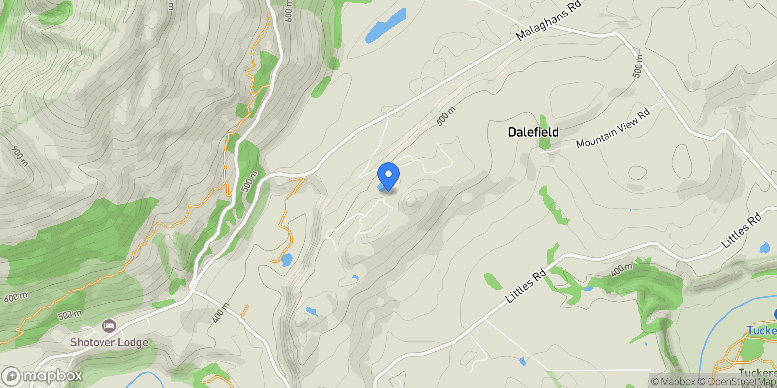 Map showing 80 Toka Road Dalefield, Queenstown, OTA 9371, Queenstown, Otago, New Zealand.