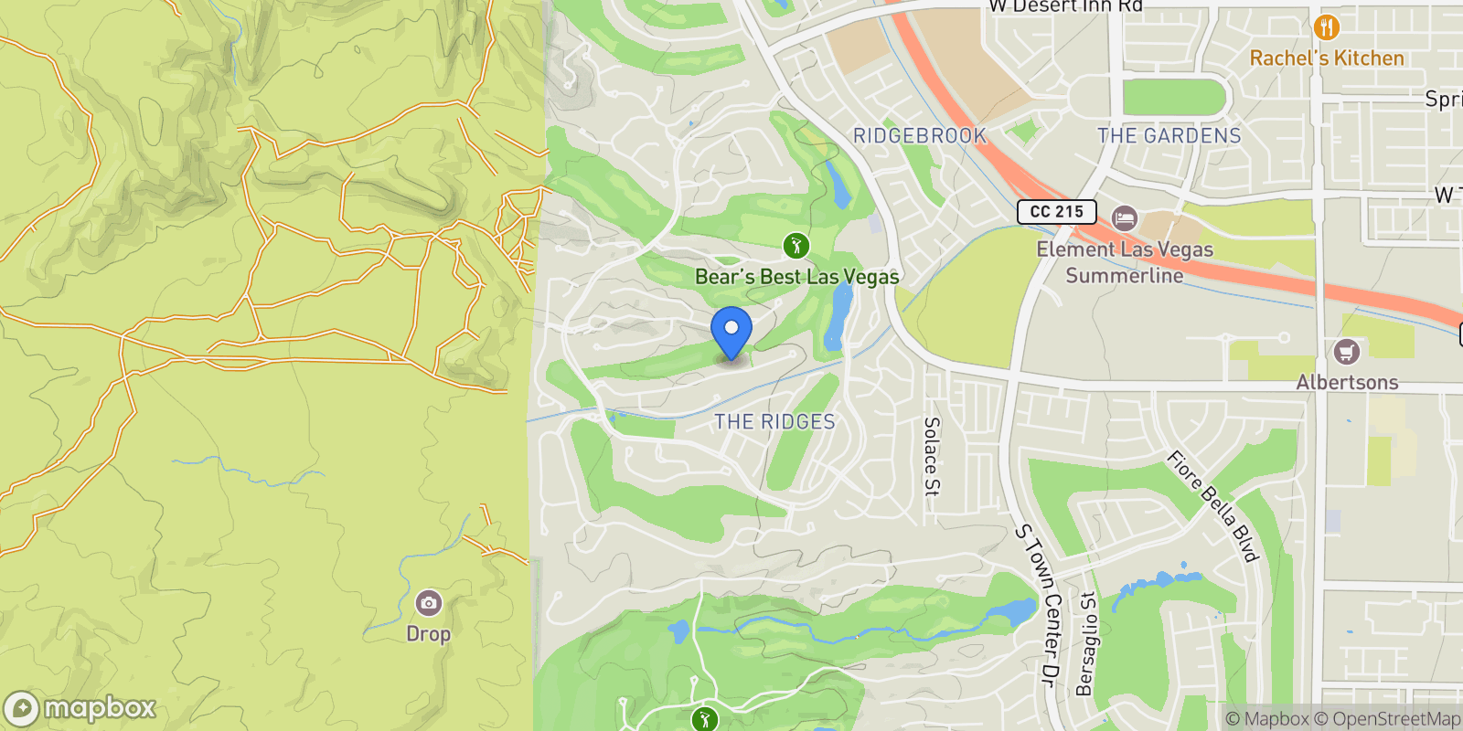 Map showing 30 Meadowhawk Lane, Las Vegas, Nevada, United States.