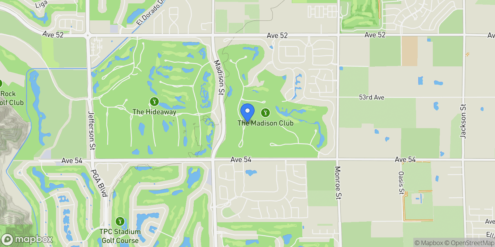 Map showing 53370 Ross Avenue, La Quinta, California, United States.