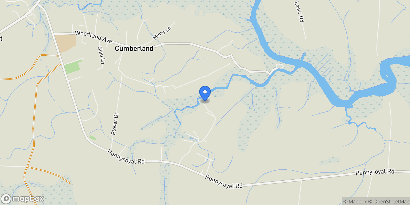 Map showing 676 Gravel Gulley Rd., Georgetown, SC 29440, Georgetown, South Carolina, United States.