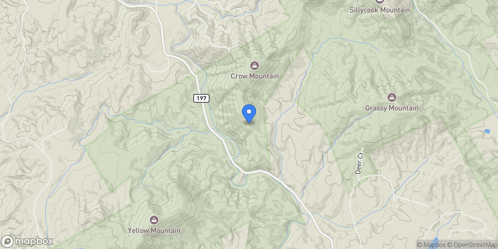 Map showing Clarkesville, Georgia, United States.